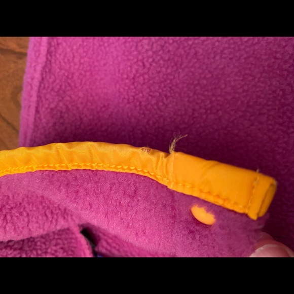 Patagonia Girls Micro D Snap Pullover Size 12 - Picture 4 of 4